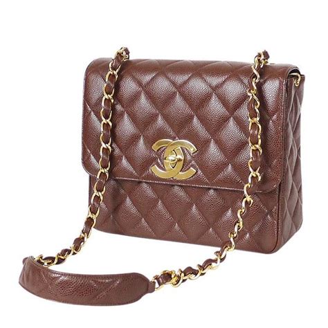 chanel purse caviar brown shoulder bag 8880966|CHANEL Caviar Quilted Small Coco Handle Flap Brown.